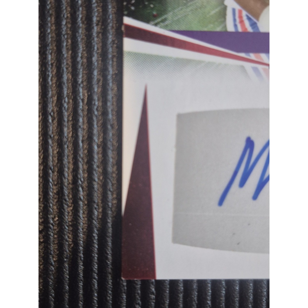 2024 Sage Low Series Moochie Dixon #A-MD Red Auto New Orleans Saints (AU) - Picture 7 of 8